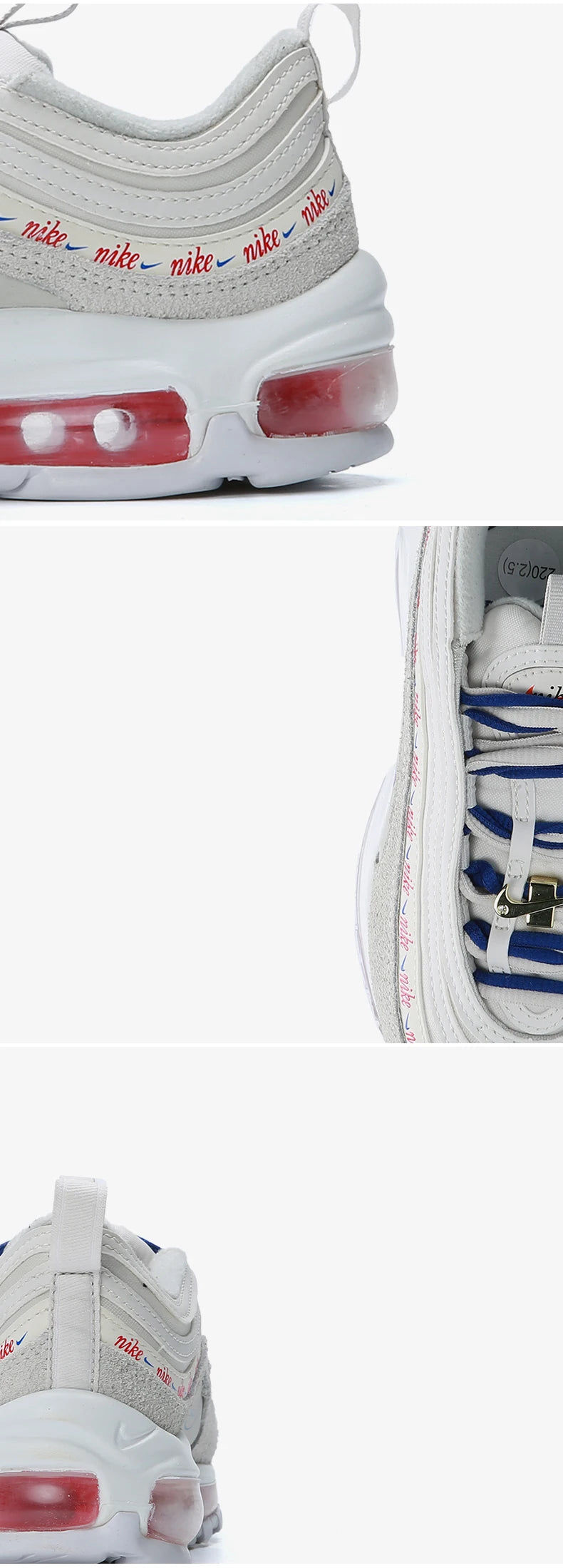 Nike genuine AIR MAX 97 women's low top air cushioned sports shoes DC4013-001