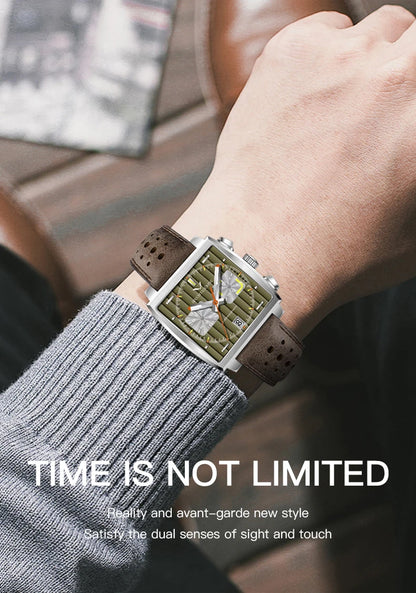 Specht&Sohne 2025 New Men's Watches Quartz Sport Watch Stainless Steel Leather Strap Japan Miyota VK63 Chronograph Reloj Hombre