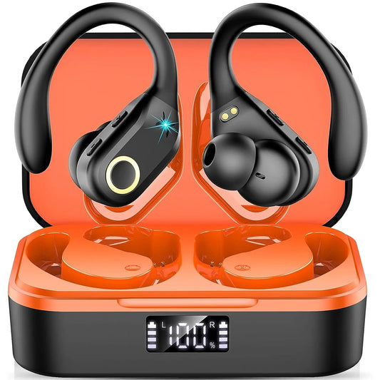 Newest ANC Wireless Bluetooth 5.3 TWS Earbuds – Noise Cancelling Earphones with Dual Mic ENC, Deep Bass, IP57 Waterproof, 40H Playtime