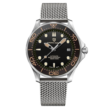 PAGANI DESIGN Men Watches 2026 New 007 Retro Luxury Automatic Watch For Men Mechanical Wristwatch Men Stainless steel Waterproof