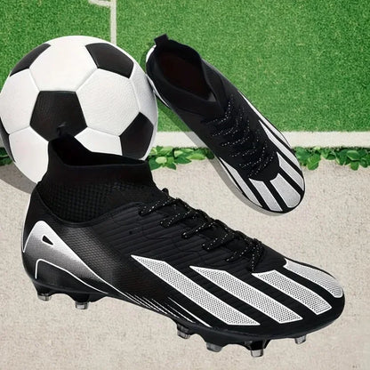 Men New TF Football Boots Sneakers Society Turf Grass Ultralight Male Soccer Shoes Comfortable Ankle Football Shoes Futsal Fast