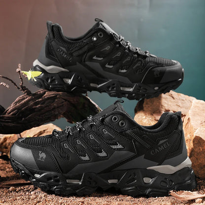 Men Women Hiking Shoes Non-slip Trekking Outdoor Sneakers Sports Shoes Camping Training Jogging Breathable Climbing Trail Shoes