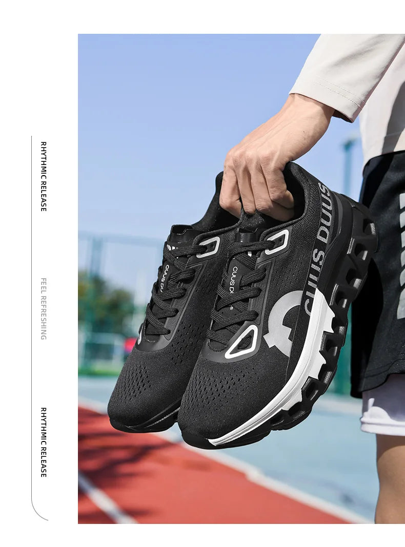 Men's Running Shoes Off-road Shoes Cushioning Jogging Non-Slip Breathable Mesh Luxury shoes Outdoor Couple Trainer Race Sneakers