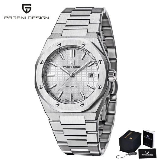 PAGANI DESIGN PD1673 Miyota 8215 Men's Fashion Watch 40MM Sport Automatic Mechanical Stainless Steel 100M Waterproof Watch