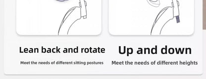 Ergonomic Office Chair with Armrests, Adjustable Height Swivel Desk Chair, Comfortable Rolling Office Chair for Gaming, Study & Workspace