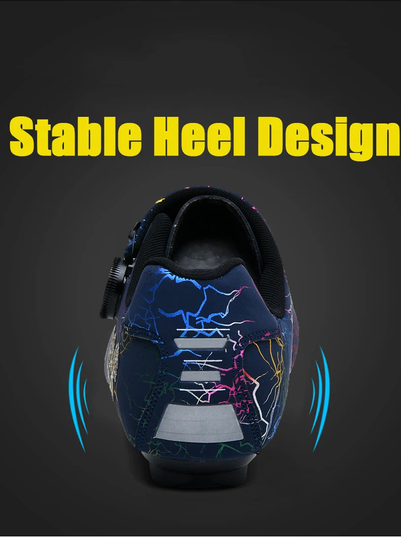 Professional Cycling Shoes Road Bike Men Racing Contest Self-Locking Speed Bicycle Sneakers Women Spd Cleats Cycling Footwear