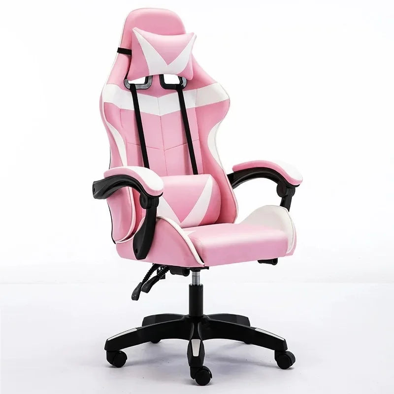 Chaise Gaming Chair Sofa with Bluetooth Speaker, Ergonomic Computer Gaming Chair, Office Chair with Adjustable Height, Reclining Gamer Chair