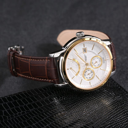 BERNY Luxury Automatic Watches for Men Fashion Elegant Mechanical Wristwatch Sapphire Date Week High-end Men's Dress Watch
