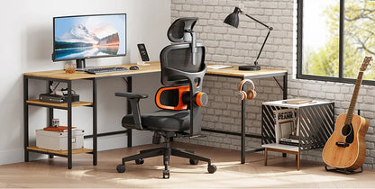 NEWTRAL NT001 Ergonomic Office Chair with Adaptive Lumbar Support, Adjustable Backrest, 3D Armrests, Headrest & Reclining Design
