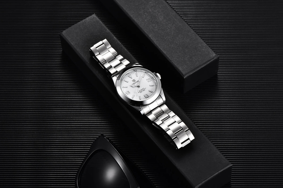 BENYAR 2025 New Men's Automatic Mechanical Watch Business Sports Luxury Men's Watches 50M Waterproof Clock Relogios Masculino