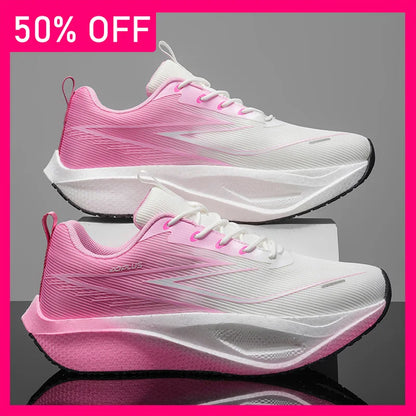 Unisex Sports Shoes Trendy Mesh Breathable Professional Running Shoes Outdoor Fitness Comfortable Lace Up Sports Shoes for Men