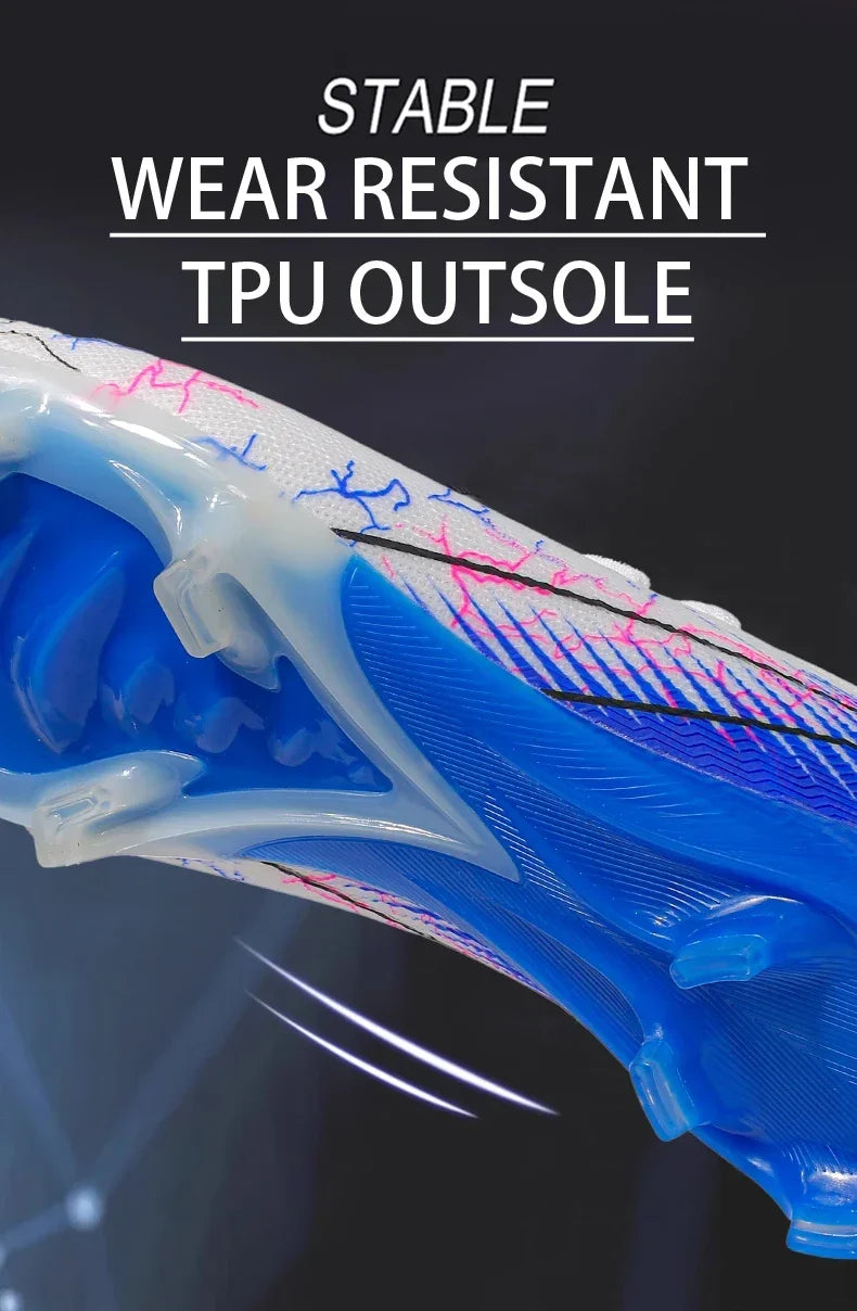 New Men's Soccer Shoes Training Wholesale Top Football Boots Sneakers FG Quality Cleats Non-Slip Drop Shipping Unisex Adult