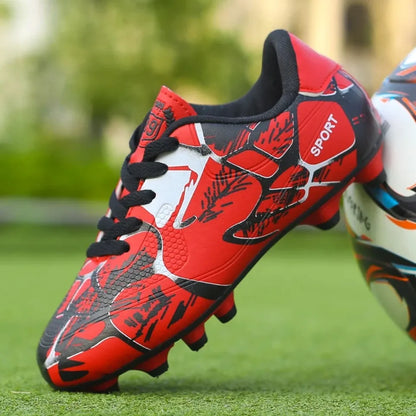 New Men Soccer Shoes Kids Cleats Grass Adult Professional Football Boots Ultralight Non-Slip Boys Training Shoes