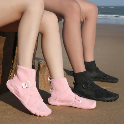 Outdoorové sportovní brodicí tenisky na turistiku, unisex plavecké boty do vody, vysoké barefoot aqua boty na pláž, fitness, potápění a surfování, sandály