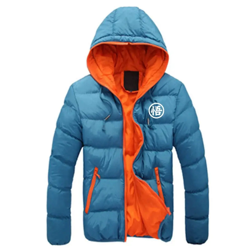 2026 Dragon Ball GOKU Anime Print Autumn And Winter Men's New Six-color Cotton-padded Warm Zipper Jackets Casual Fashion Coats, produit gaming premium Fraquane