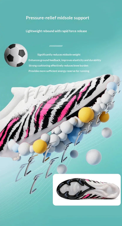 New Men Football Boots Sport Soccer Shoes Match Unisex Ultralight Cleats Comfortable Non-Slip Outdoor Adult Grass High-quality