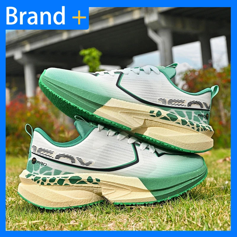 Mens Sports Shoes New Marathon Casual Sports Lightweight Running Shoes Youth Comfortable Mesh Cushioning Outdoor Fitness Shoes