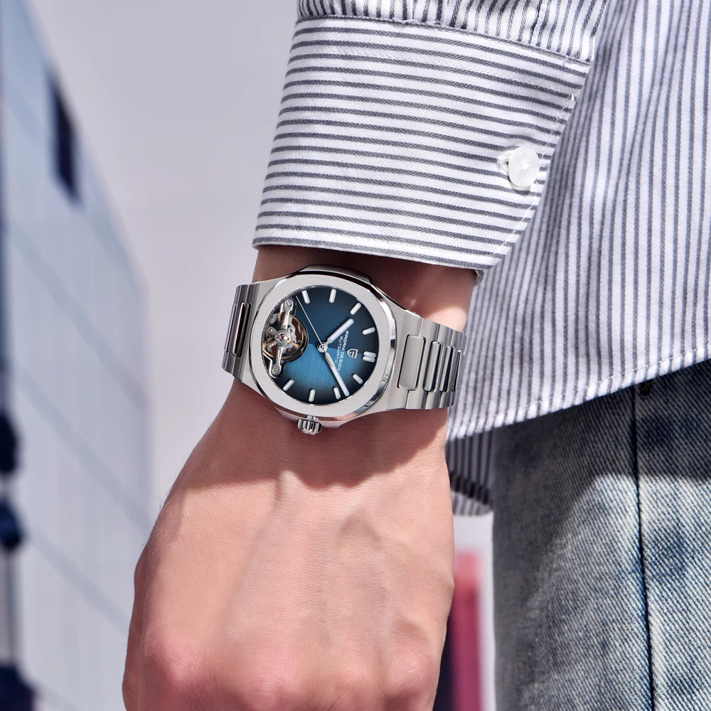 2026 New PAGANI DESIGN Skeleton Tourbillon Men's Watches Top Luxury Automatic Watch For Men Sporty elegant Mechanical Wristwatch