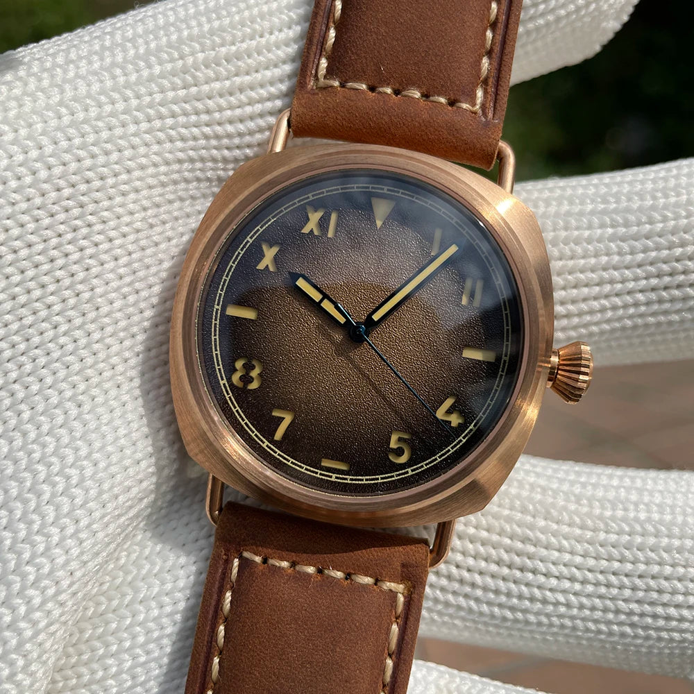 STEELFLIER Official SF760S Luxury Bronze Mechanical Watch NH35 Movt Sapphire Crystal Swiss Luminous 20Bar Waterproof Wristwatch