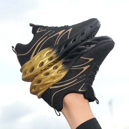 2025 Autumn Lightweight Men's Sports Shoes High-Quality Professional Training Running Shoes Comfortable Soft Walking Shoes