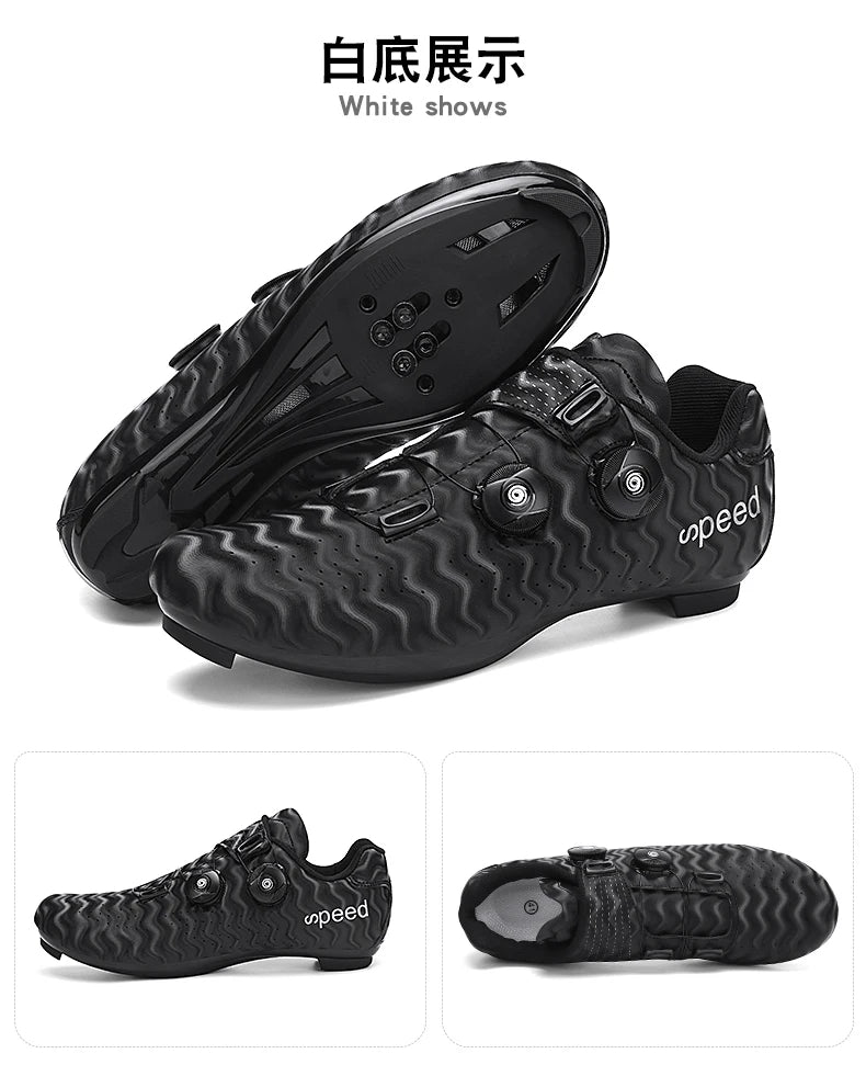 New cycling shoes road cycling men's racing competition self-locking speed cycling sports shoes women's Spd Cleats cycling shoes
