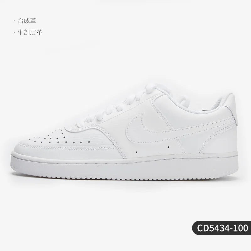 Nike Genuine Court Vision Low Unisex Low-top Durable Sneakers CD5434-100