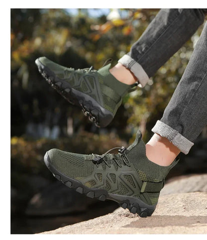 Unisex Breathable Quick Drying Fishing Water Sport Shoes Summer Upstream Barefoot Aqua Boots Outdoor Non-Slip Women Beach Shoes