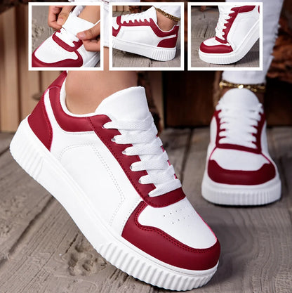 Women Shoes Man Casual Vulcanize Shoe Lace Up Women's Sneakers Non Slip Lightweight Comfortable Unisex Sports Shoes