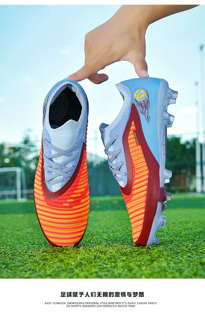 Men Football Boots Society Professional Original Resistant Casual Male Ultralight Outdoor Soccer Shoes Non Slip Football Shoes