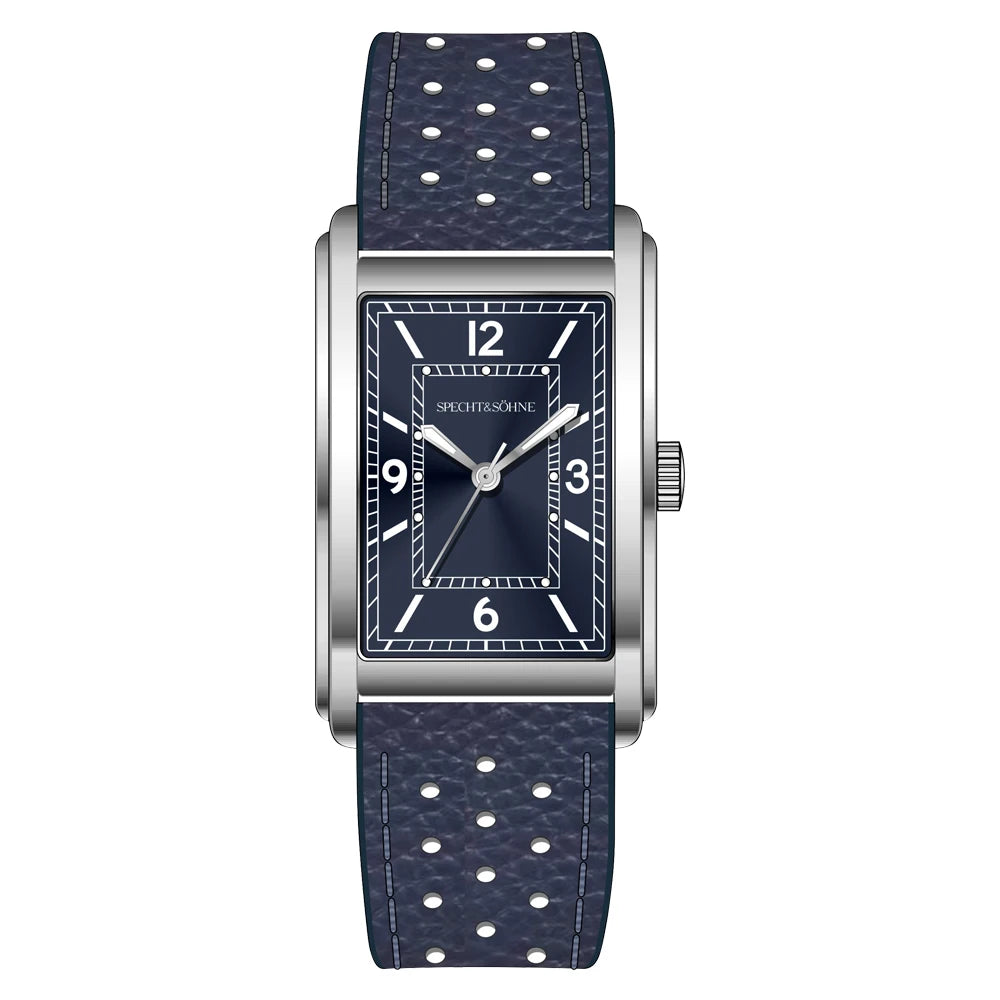 2025 New High Quaity 27MM Specht & Söhne Square Men's Watch Sweep VH31 Movt Steel Reloj Hombre Sapphire Crystal Waterproof