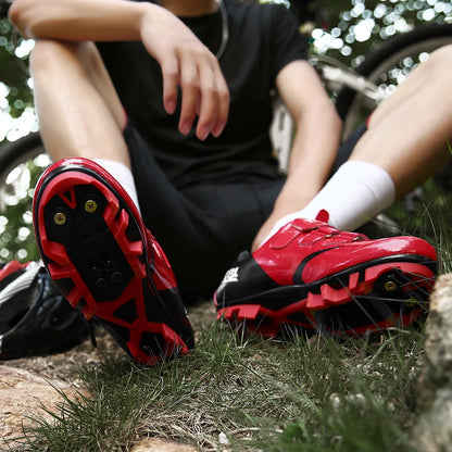 Professional Racing Road Bike Cycling Shoes Men Outdoor Non-Slip MTB Bicycle Sneakers Breathable Self-Locking Sports Cleat Shoes