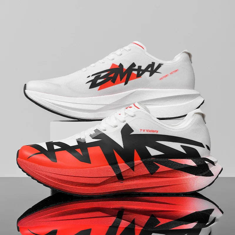 Men's Running Shoes Outdoor Mesh Luxury shoes Couple Off-road Sneakers Cushioning Breathable Trainer Shoes Race Non-Slip Fashion