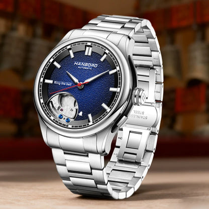 HANBORO Chime Series Modified Movement Men's Personalized Automatic Mechanical Watch