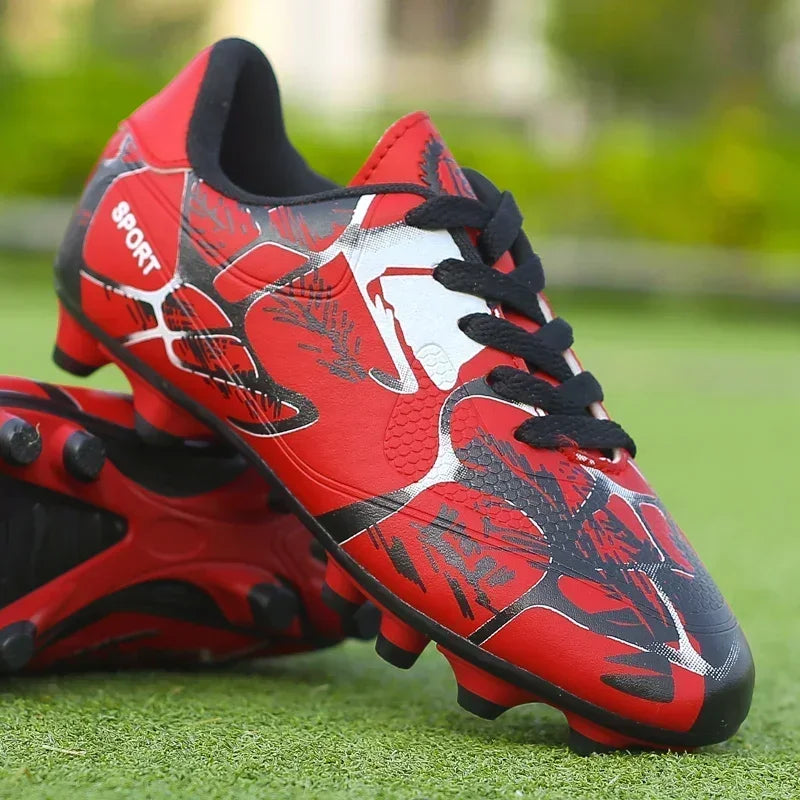 New Men Kids Soccer Shoes Non-Slip Grass Football Boots Boys Cleats Adult Professional Ultralight Training Shoes Drop Shipping