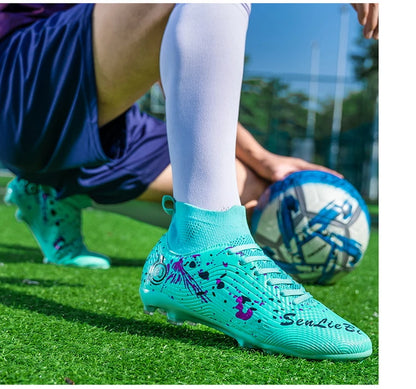 High Quality Soccer Cleats for Men Soccer Shoes Society Boys Football Boots Children Football Shoes Sneakers Unisex Soccer Boots