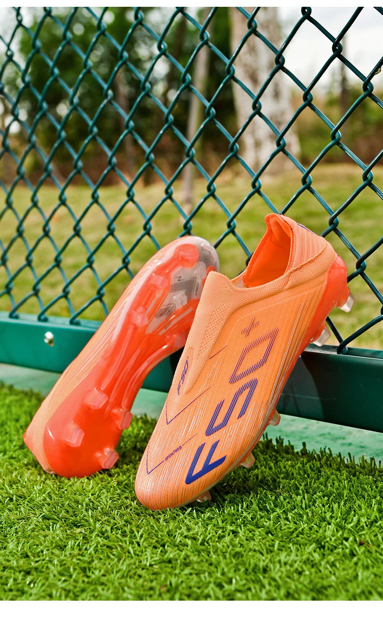New Men Football Boots Non-Slip Match Grass Cleats High-top High-quality Soccer Shoes Futsal Sneakers Indoor Hot-selling Outdoor