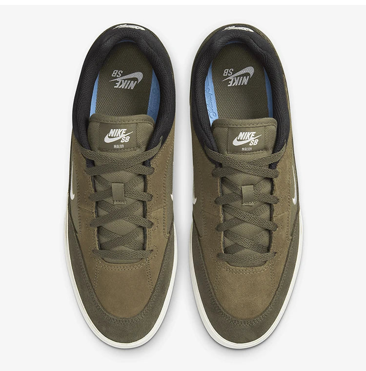 Nike Authentic SB Malor Men's Low-Top Lace-Up Wear-Resistant Sports Sneakers FV6064-100
