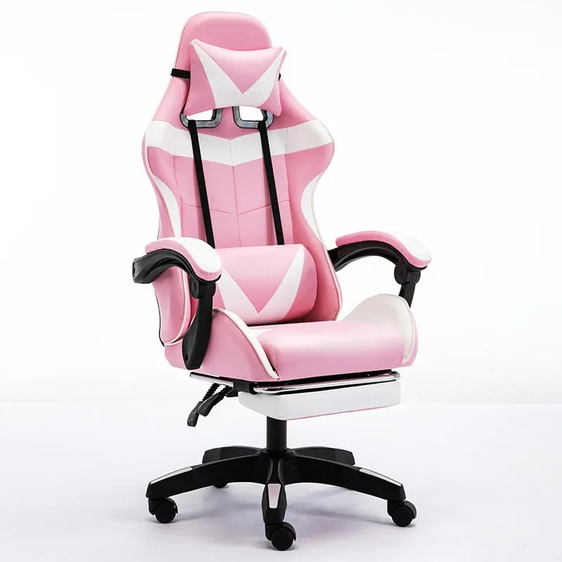 Chaise Gaming Chair Sofa with Bluetooth Speaker, Ergonomic Computer Gaming Chair, Office Chair with Adjustable Height, Reclining Gamer Chair