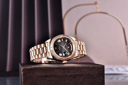 2025 New PAGANI DESIGN Men's Watch DD36 Rose Gold Luxury Automatic Watch For Men Mechanical Wristwatches Sapphire Mirror Clock