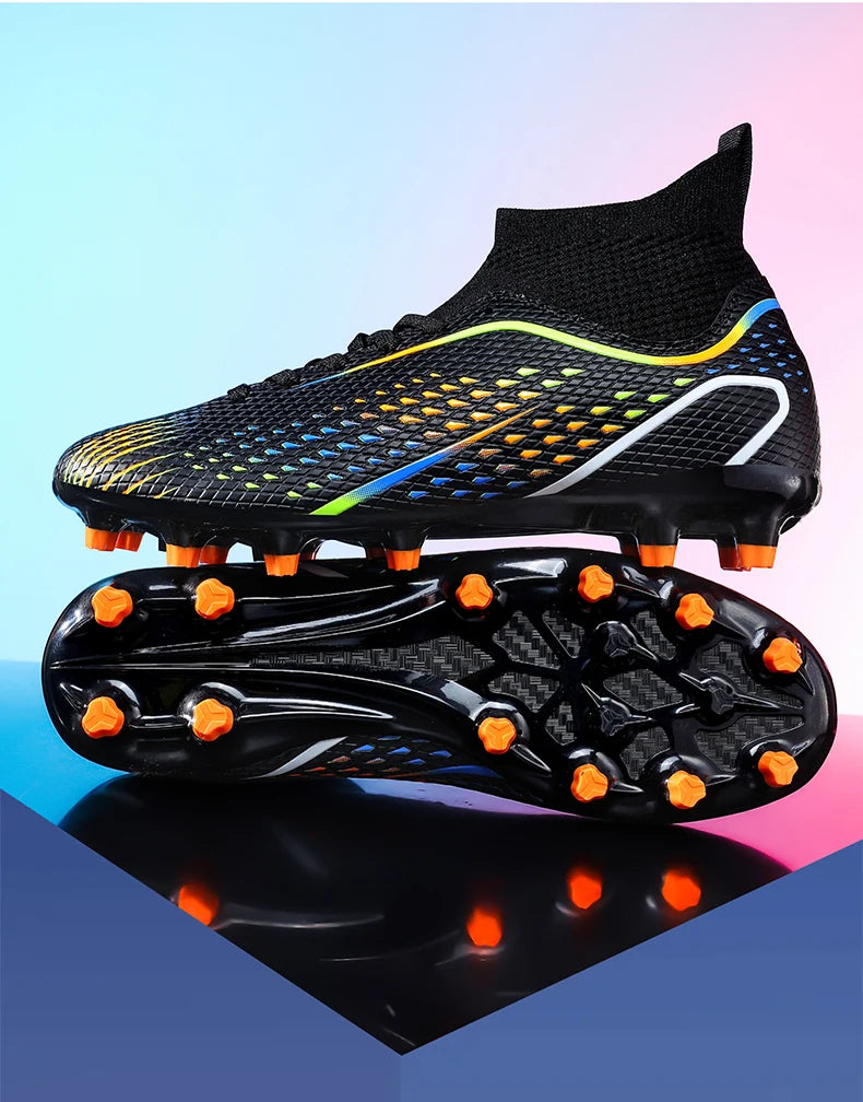 New Men Soccer Shoes Professiona Football Boot Turf Futsal Match Grass Unisex Outdoor Training Soccer Cleats Non-slip Breathable