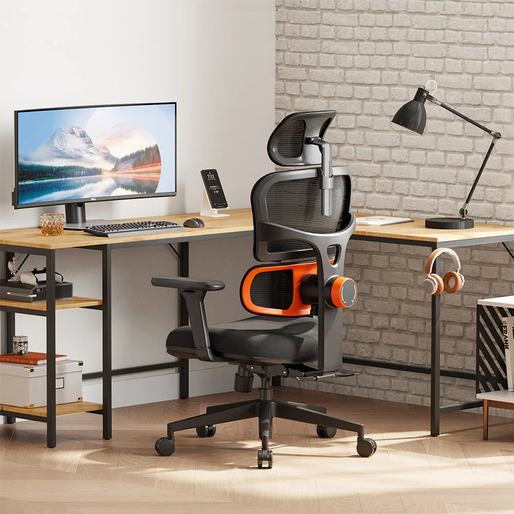 NEWTRAL NT001 Ergonomic Office Chair with Adaptive Lumbar Support, Adjustable Backrest, 3D Armrests, Headrest & Reclining Design