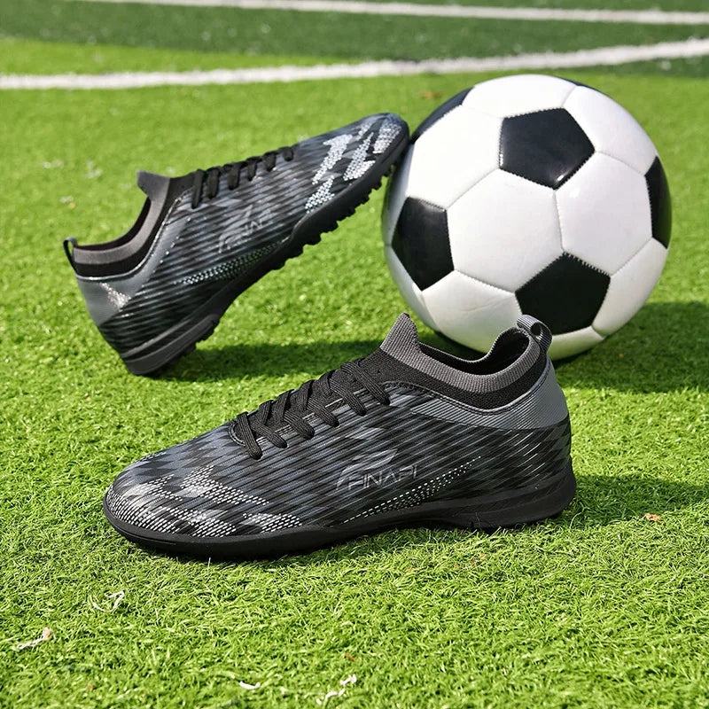 New Men High-quality Soccer Shoes Cleats Match Indoor Hot-selling Outdoor Football Boots Grass High-top Futsal Non-Slip Sneakers