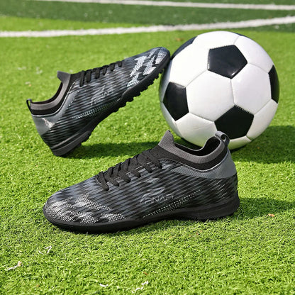 New Men High-quality Soccer Shoes Cleats Match Indoor Hot-selling Outdoor Football Boots Grass High-top Futsal Non-Slip Sneakers
