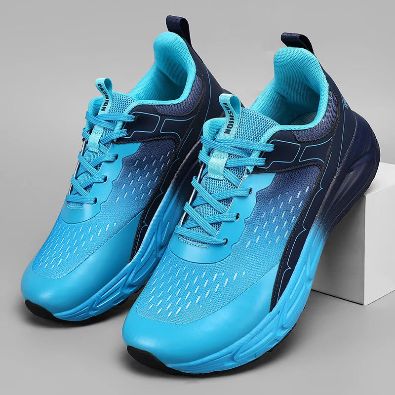 Wide Box Toe Sneakers Platform Soles Fashion Casual Sports Shoes Men Running Walking