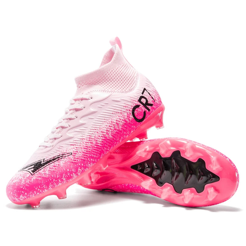 Autumn Hot Selling Shock-absorbing Adult Football Shoes Soft and Stable Sports Shoes Rebound Wrapped Lightweight Nail Shoes