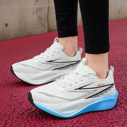 Unisex Sports Shoes Trendy Mesh Breathable Professional Running Shoes Outdoor Fitness Comfortable Lace Up Sports Shoes for Men