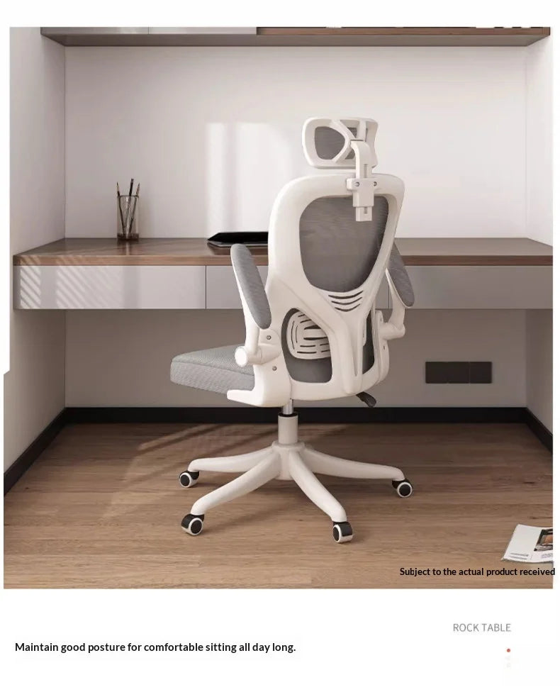 Ergonomic Office Chair with Adjustable Lumbar Support, Mesh High Back, Reclining Swivel Computer Desk Chair with Adjustable Armrests for Home Office & Gaming