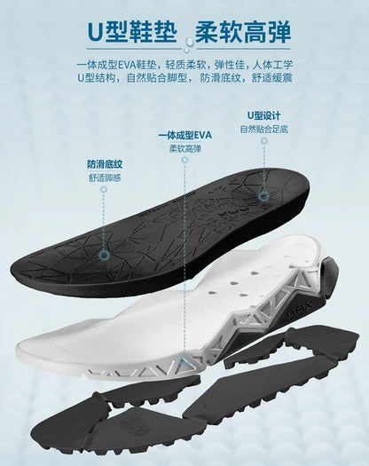 Rax Men's Hiking Shoes Breathable Lightweight Outdoor Sports Sandals Shoes Men Beach Sneakers Quick Drying Fishing Shoes Men 466