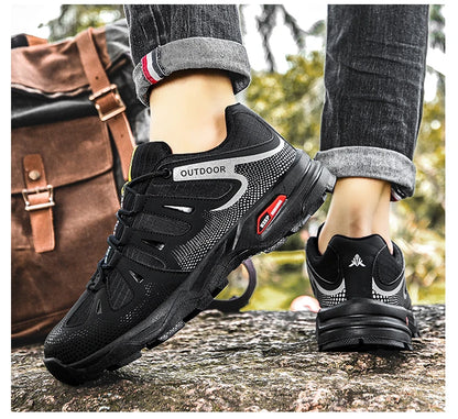 New Outdoor Men's Shoes Men's Anti Slip mountaineering Shoes Travel Hiking Adventure Footwear Fashionable Casual Sneaker