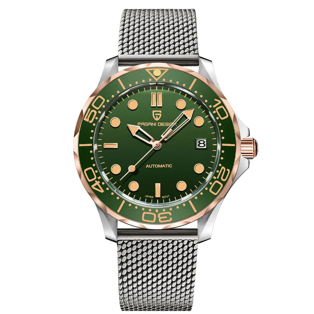 PAGANI DESIGN Men Watches 2026 New 007 Retro Luxury Automatic Watch For Men Mechanical Wristwatch Men Stainless steel Waterproof